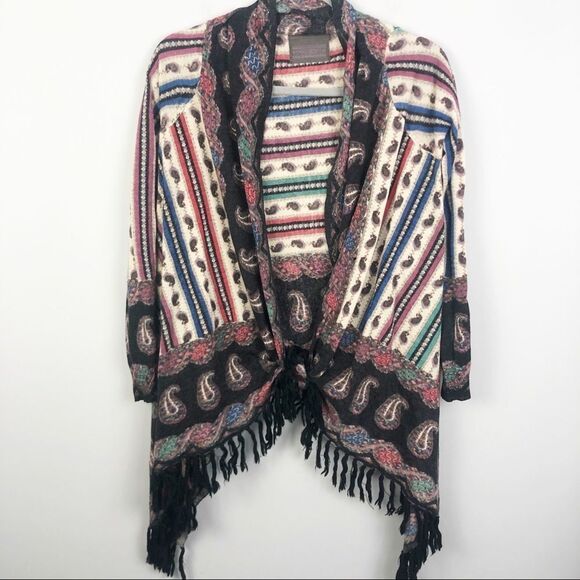 ANTHROPOLOGIE | Guinevere Fringe Cardigan Sweater - Picture 1 of 11
